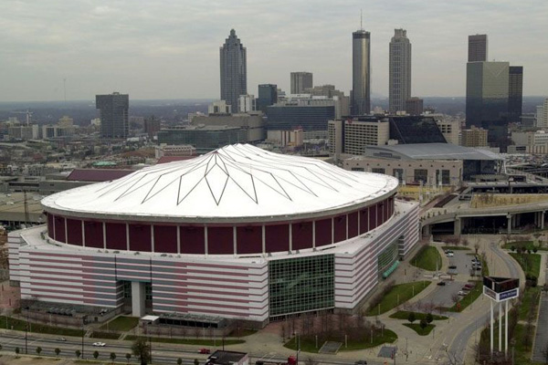 Ongoing Roof Construction Is Delaying The Opening Of Mercedes-Benz Stadium
