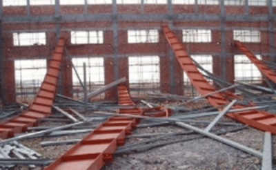 Algunos factores causan la inestabilidad del edificio de estructura de acero